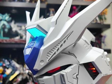 超异元海王可动头像!海牛胸像!价格非常的亲民! 打开了新世界的大门!除了说明书有点费劲外,拼装难度其实并不高!可动可亮灯的设计非常的棒~#超异元 #高达胸像 #超异元海王 #国产模型 #拼装模型