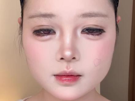 宝宝来学!萌系小偶像妆教程来辣๑⁰̷̴͈⌔⁰̷̴͈๑ #lolita妆容 #上镜妆 #洋娃娃妆 #妆教 #甜妹妆