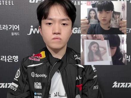Keria哭了一整夜!Faker与柳智敏牵手,Keria:她是我的女神啊!#Keria #Faker #柳智敏 #胖虎陪你看lpl第二赛段