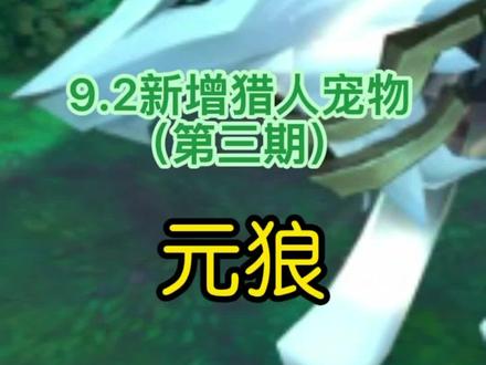 魔兽世界9.2新增猎人宠物(第三期)-元狼(威克西斯,渊狂元狼和其它的)-持续更新中#游戏精彩时刻 #魔兽世界 #一起玩游戏 #游戏日常 #怀旧游戏 #wow #实用 #经典游戏 #魔兽青春 #暴雪 #游戏 #猎人 #萌新攻略 #游戏 #宠物 #收集 #模型 #技能 #坐标 #狂野宠物 #魔兽世界不再错过 #魔兽 #游戏视频 #攻略 #心得 #扎雷殁提斯 #魔兽世界9.2 #魔兽世界正式服 #游戏里的骚操作 #游戏日常分享 #三系可抓 #威克西斯 #元狼 #狼 #特效 #酷炫 #帅 #渊狂元狼