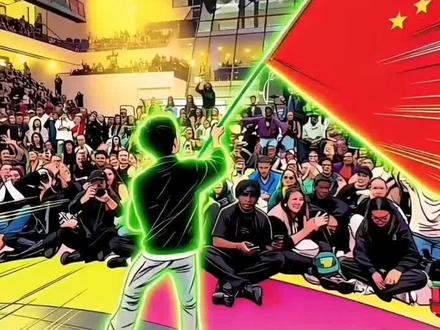 李勇秋,这个重庆男孩在法国巴黎比赛帅炸了👍👍👍👍