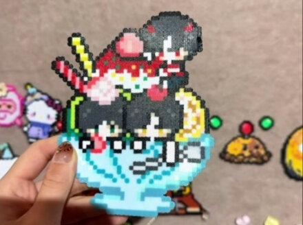 一条视频告诉宝子们怎么来玩拼豆,快来涂个开心一起玩耍吧#拼豆 #拼豆豆 #手工 #手工diy #拼豆教程