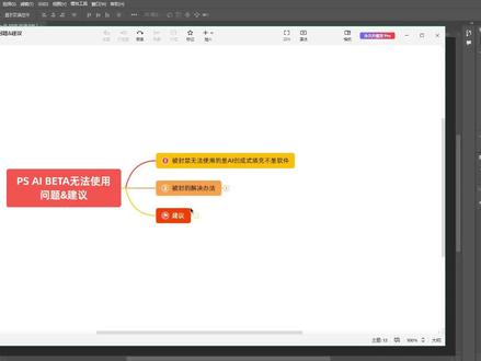 统一回复PS AI BETA版本无法使用,该如何解决?给大家一些参考建议#ps #psaibeta #PS软件 #ai #软件分享