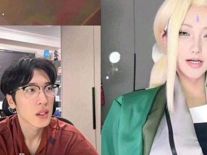 水姐控制水母做纲手动作,还让水母跳终焉舞蹈 @水姐(4点播)3.6🎂 @蛋黄水母 #水姐