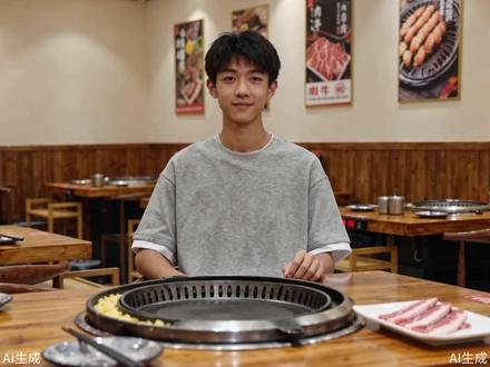 请选择你的烤肉搭子 #无厘头 #抽象 #搞笑 #烤肉自助 #AI生成