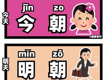☀️上海话怎么说丨昨天今天明天 ⬅️ 昨日(昨天)
沪语音:zuǒ nié
英译:yesterday
日译:昨日(さくじつ, sakujitsu)
- -
☀️ 今朝(今天)
沪语音:jīn zo
英译:today
日译:今日(きょう, kyō
- -
👉🏻 明朝(明天)
沪语音:mǐn zō
英译:tomorrow
日译:明日(あす, asu)
- -
⭐️ 新上海人想学上海话?
🦀 在沪工作想更快融入上海?
🍼 上海父母担心娃不会讲上海话?
🌏 海外父母想让后代不忘本?
❤️ 既然大数据把我们的缘分牵手了,持续关注不迷路哟!
- -
#上海人 #上海话 #上海 #学上海话 #上海话教学