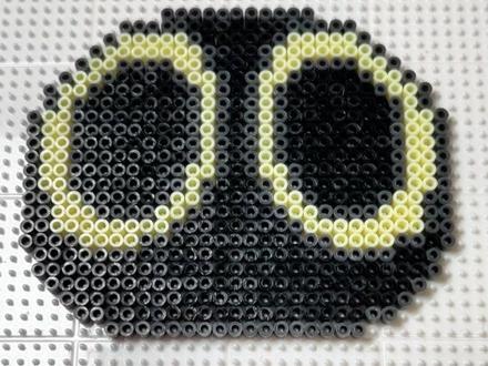 拼豆分享|跟着小猫饼饼老师做的立体版罗小黑,太萌了啊啊啊啊!!#拼豆 #拼豆教程 #罗小黑战记