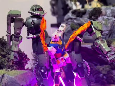 你见过竖中指🖕的扎古吗?#万代 #高达 #胶佬