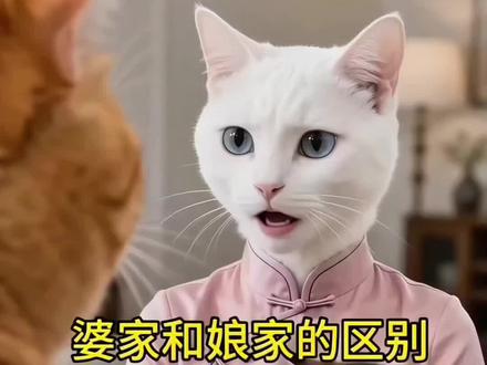 娘家和婆家的#橘猫剧情#橘猫演绎婆媳故事#橘猫