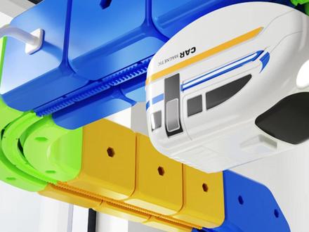 DIY电动轨道车悬浮高铁轨道立体齿轮轨道反重力积木拼装玩具礼盒#儿童玩具 #积木拼装 #电动轨道车 #悬浮高铁玩具 #DIY玩具