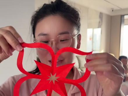 有了线稿图剪纸,还怕剪不好窗花吗#手工打造 #剪纸教程 #手工剪纸 #剪纸