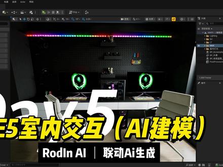 UE5室内交互场景(AI模型生成) 新年快乐,作为分享博主,在这个特殊的日子里,一定要给大家分享硬核的内容
20份我自费购买的Rodin AI积分送给大家
希望通过更多的AI 工具为我们打开更多的思路
#UE5 #效果图 #效果图表现 #AI建模