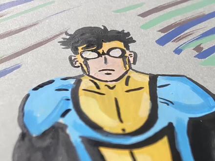 无敌少侠人物系列之新生代~ #动漫手绘 #无敌少侠 #手绘过程 #丙烯马克笔 #画画