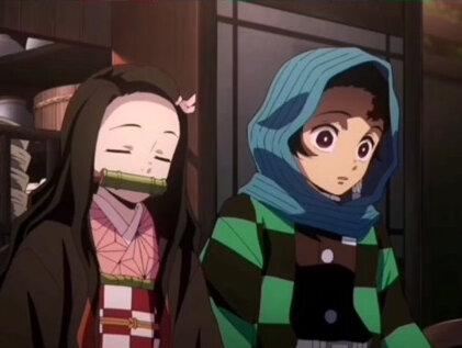 #动漫剪辑 #鬼灭之刃 #祢豆子 即使变成👻,也是可爱👻……