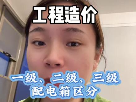 一级、二级、三级配电箱区分 #安装造价 #土建预算 #土木 #施工 #广联达