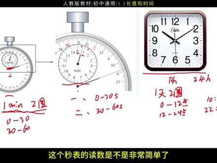 初阶物理秒表读数#初中物理 #秒表读数 #家长必读