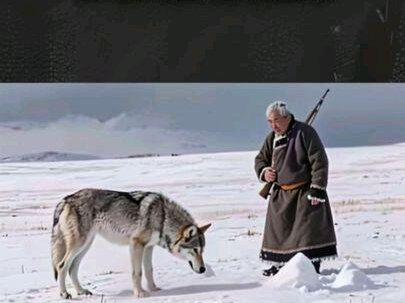母狼临死前在雪地刨了三个洞,牧民看到后,跪着把猎枪砸了! #动物感人故事 #创作者中心 #创作灵感 #狼#爱