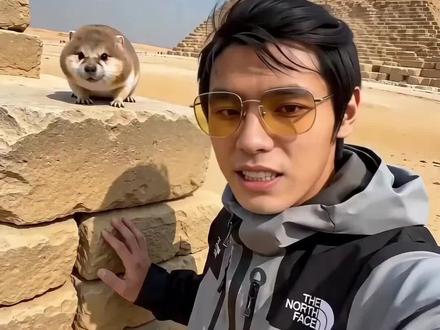 我的刀盾!!!!原来在埃及金字塔也有吗? #我的刀盾 #刀盾狗 #剪映 #剧情搞笑 #治愈