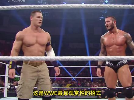 兰迪首次使用RKO,关键时刻,绝杀对手! #wwe #摔角 #兰迪奥顿