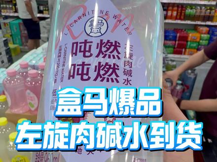 真的假的? 盒马吨吨桶系列到店!#盒马吨吨桶 #左旋肉碱水 #家门口的生活超市 #小马超市购物攻略 #无极县超市