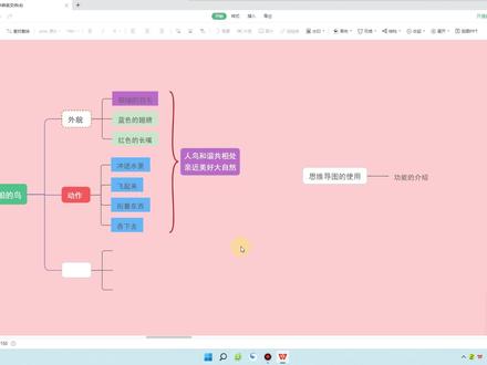 WPS中思维导图的使用,思维导图的讲解二