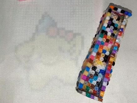 #做手工我是认真的 #拼豆工具 #自制拼豆工具 嘿嘿蛮方便的#开心 #拼豆