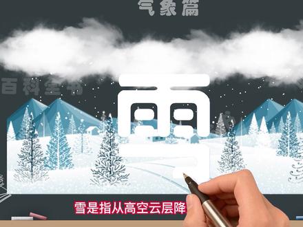 雪是从哪里来的,为什么会下雪?降雪的形成条件,雪对农作物的影响#萌知计划 #知识分享 #雪 @抖音青少年 @DOU+小助手