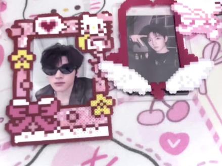 低至5R的拼豆卡套教程#拼豆