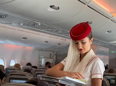 土豪阿联酋航空,经济舱都这么好,第一次坐A380还真不赖!