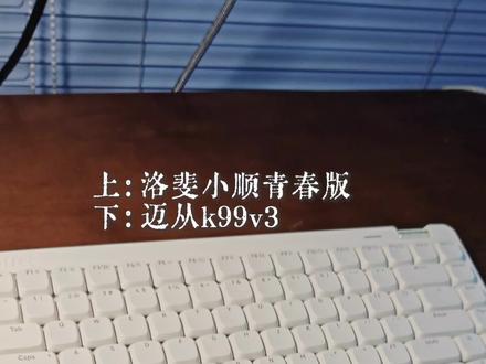 迈从k99v3和洛斐小顺青春版 办公室用,选哪个#客制化键盘 #桌面好物分享 #机械键盘 #迈从k99 #洛斐键盘
