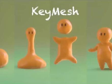 如何用keymesh做粘土动画 #blender
