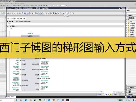 西门子PLC编程,梯形图的输入方式