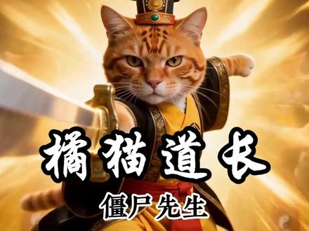 第二集|橘猫道长之僵尸先生 #橘猫 #橘猫道长 #僵尸先生 #原创 #AI