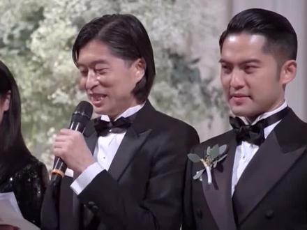 婚礼现场 新郎父亲教科书式的幽默致辞#婚礼现场气氛 #结婚致辞 #婚礼搞笑瞬间 #婚宴现场