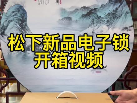 松下推拉式智能电子锁#指纹密码锁 #好物推荐🔥