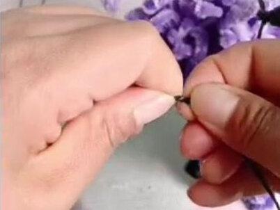 紫罗兰话扭扭棒宝剑教程#手工桃花剑 #花朵手工制作 #diy #紫罗兰