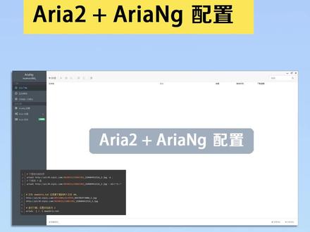 bt种子高速下载神器,Aria2+Ariang#dou成长孵化营 #下载 #磁力