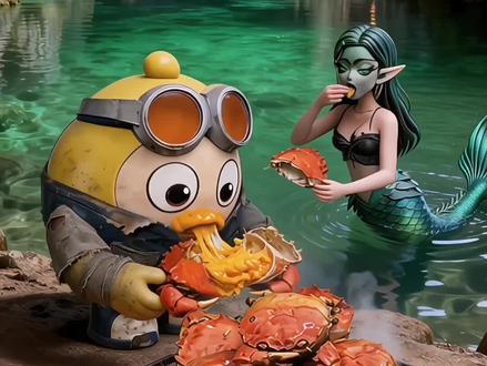 小黄逛好蛋来超市跌入异域遇到美人鱼,结果被当儿子供养着#抖音acg新春会 #奇趣贺岁 #蛋仔派对新怪物人鱼新娘 #蛋仔派对 #蛋仔惊魂寻宝队