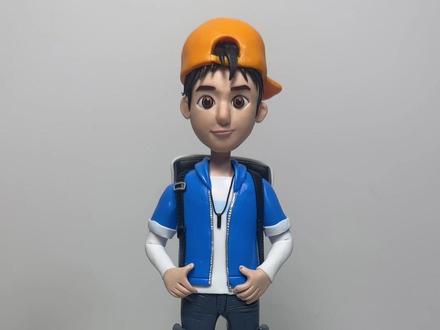 纯手工制作 熊出没彭飞#熊出没 #彭飞 #手工