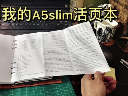 分享一下自己的A5slim活页本用法,真心觉得这个尺寸很适合用来学习#手帐 #学习 #学习使我快乐 #手帐日常 #给你看看我的手帐