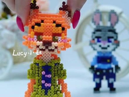立体拼豆之尼克狐尼克#拼豆 #拼豆豆 #我要上热门 #我的手工作品 #做手工我是认真的