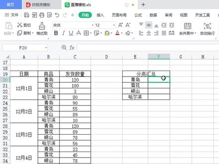 Excel分类求和#excel技巧 #office办公技巧 #办公技巧 #电脑基础表格教程