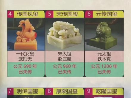 九大传国玉玺#知识分享
