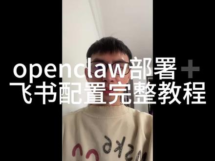 openclaw本地部署➕飞书机器人的教程 请忽略一大堆错别字 懒得改了#openclaw #openai