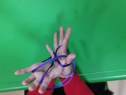 一起来翻花绳~五角星