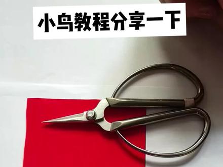 爱生活爱剪纸小鸟教程分享一下!