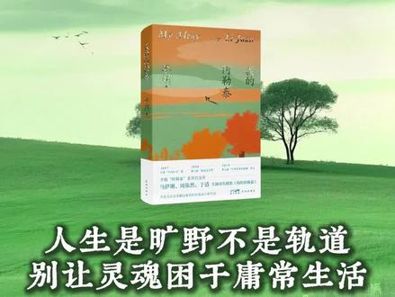 “人生是旷野不是轨道,别让灵魂困于庸常生活。”#我的阿勒泰 #好书分享 #情感共鸣 #治愈系