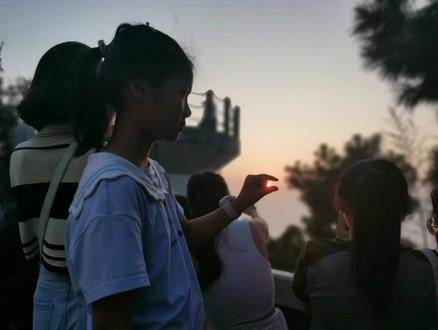 登敬亭山观日出啦!#一起看日出 #敬亭山日出