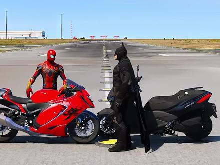 蜘蛛侠与蝙蝠侠进行车辆大PK 谁的车辆更好呢