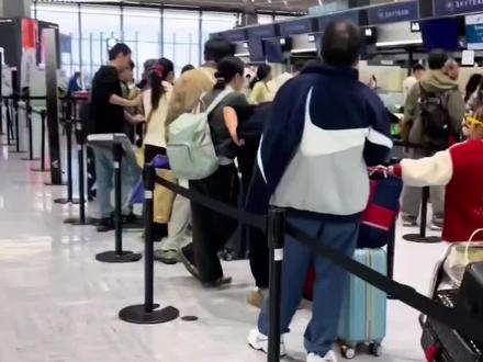 日本华人登机回国#机场 #海外生活 #抖音小助手